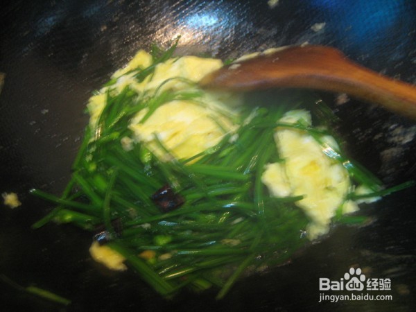 韭菜炒鸡蛋做法