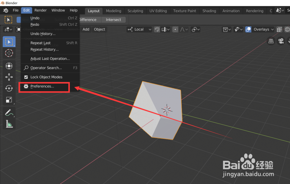 blender如何更改语言为简体中文