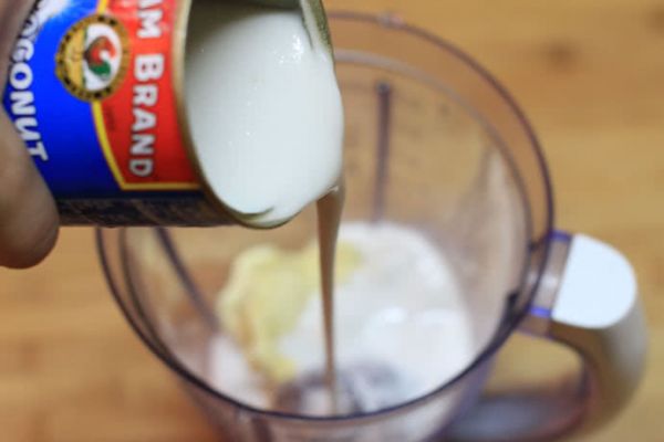 榴莲黑糯米椰浆冰淇淋