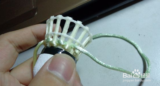 diy羽毛球挂件教程图解
