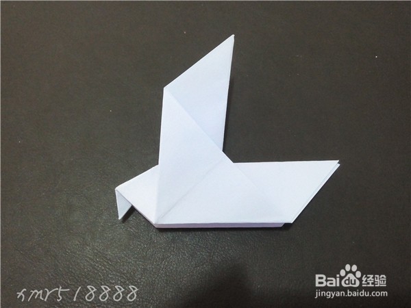 亲子手工折纸-和平鸽