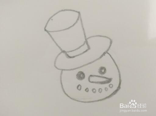 雪人简笔画怎么画