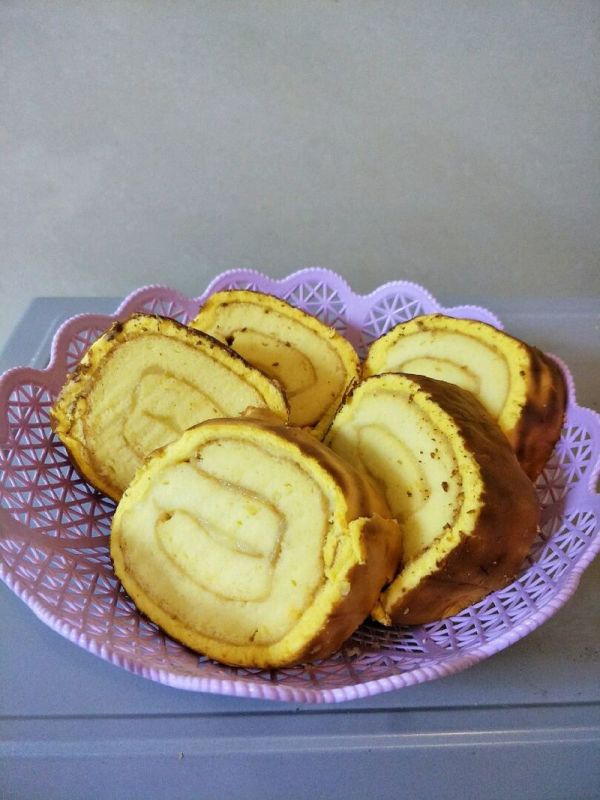 棉花虎皮蛋糕卷