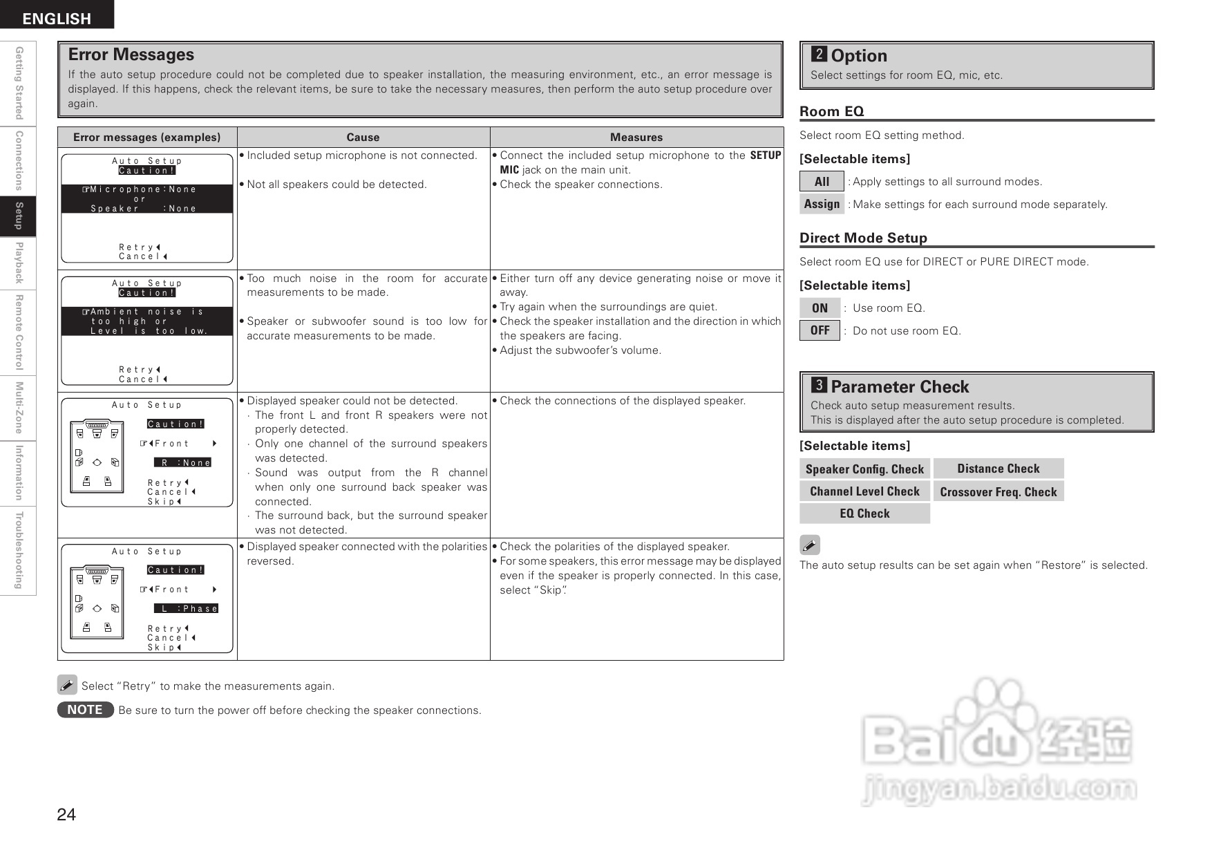 DENON AVR-2308音箱功放用户手册:[2]