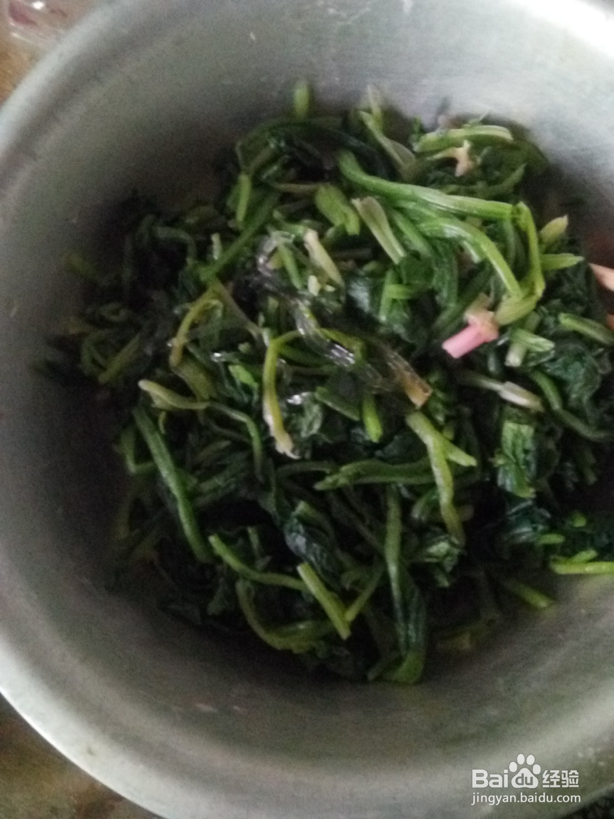 葱花拌粉条菠菜