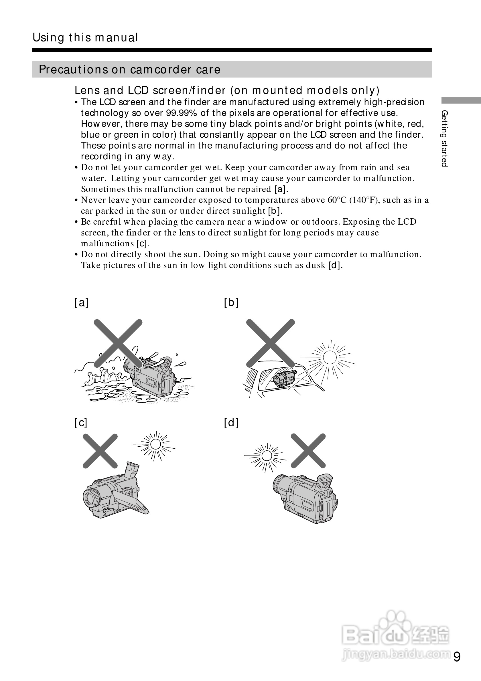 索尼DCR-TRV730数码摄像机说明书:[1]