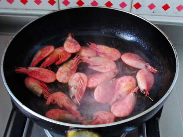 干煸蘑菇北极虾