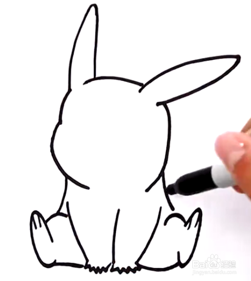 皮卡丘的简笔画怎么画