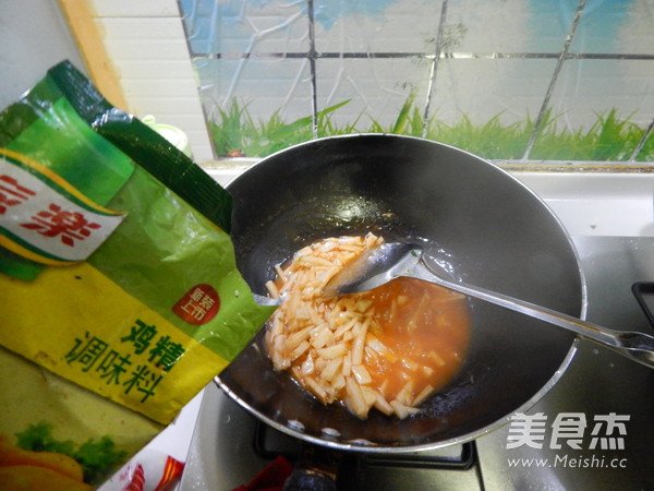 茄汁藕条的做法