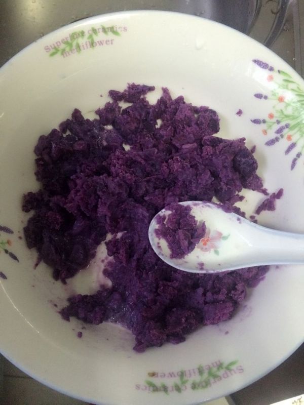 紫薯糯米奶酪饼