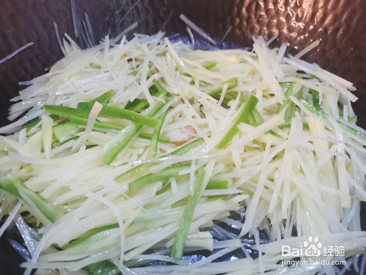 醋溜土豆丝的做法