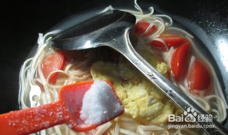 番茄鸡蛋汤面的做法