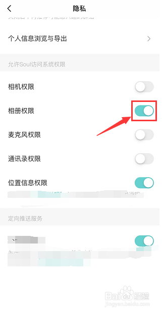 soul相册权限在哪开