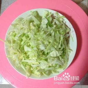 食补佳品包菜粉丝炒鸡蛋的做法
