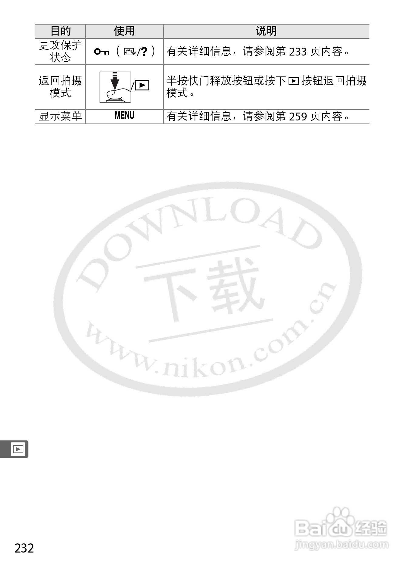 尼康D800E数码相机使用说明书:[26]