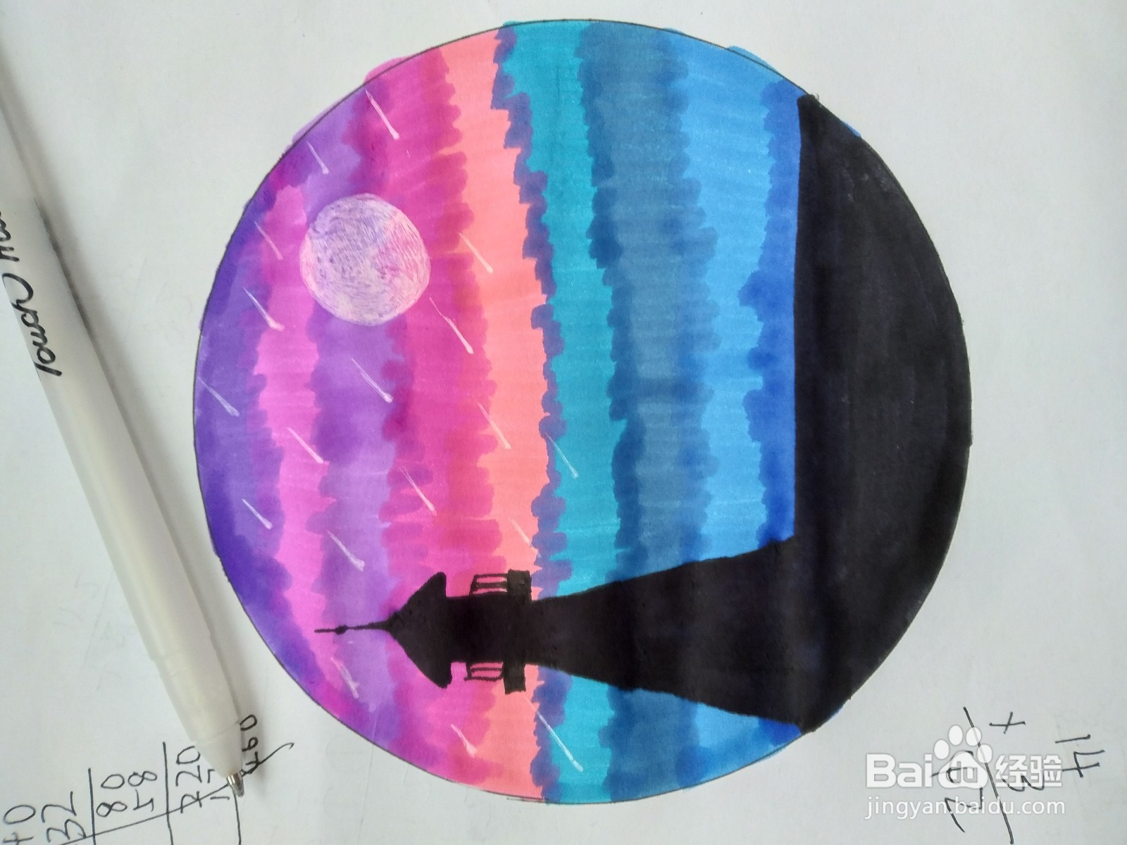 星空快速画法(超简单)