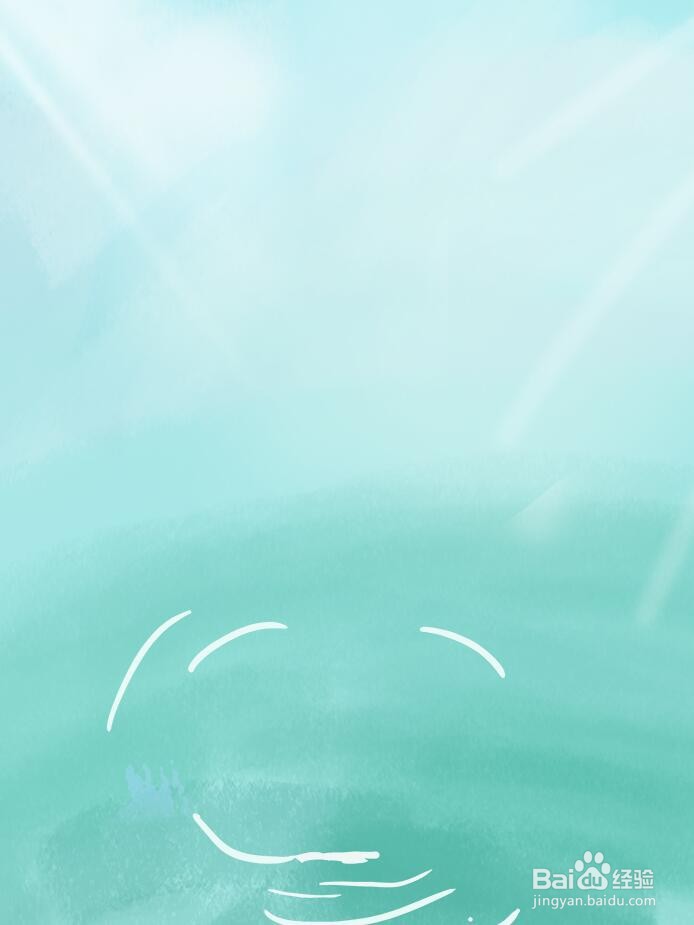 怎么用PS软件做清爽的小暑节气海报