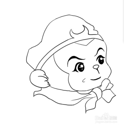 简笔画:美猴王怎么画