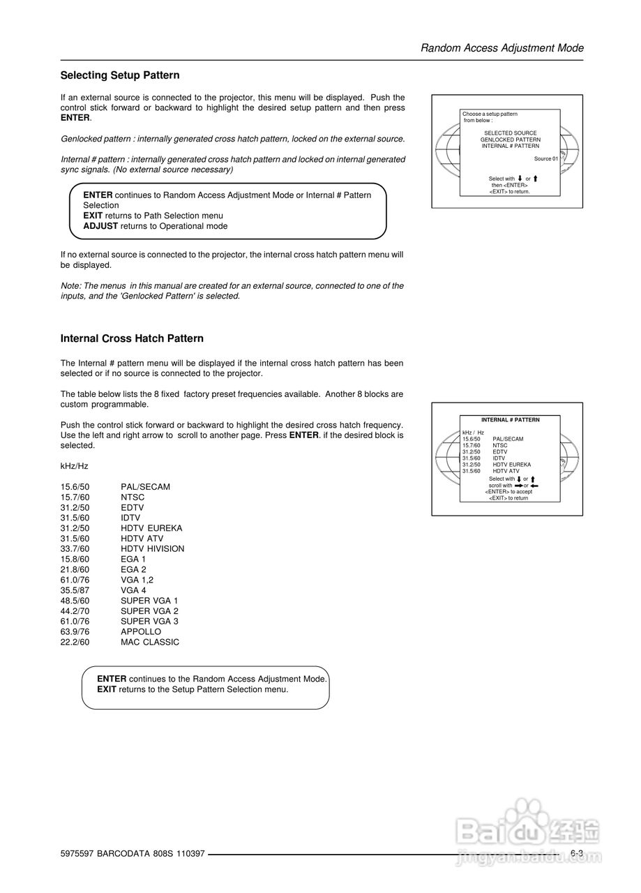 Barco巴可 DATA 808S投影机说明书:[3]