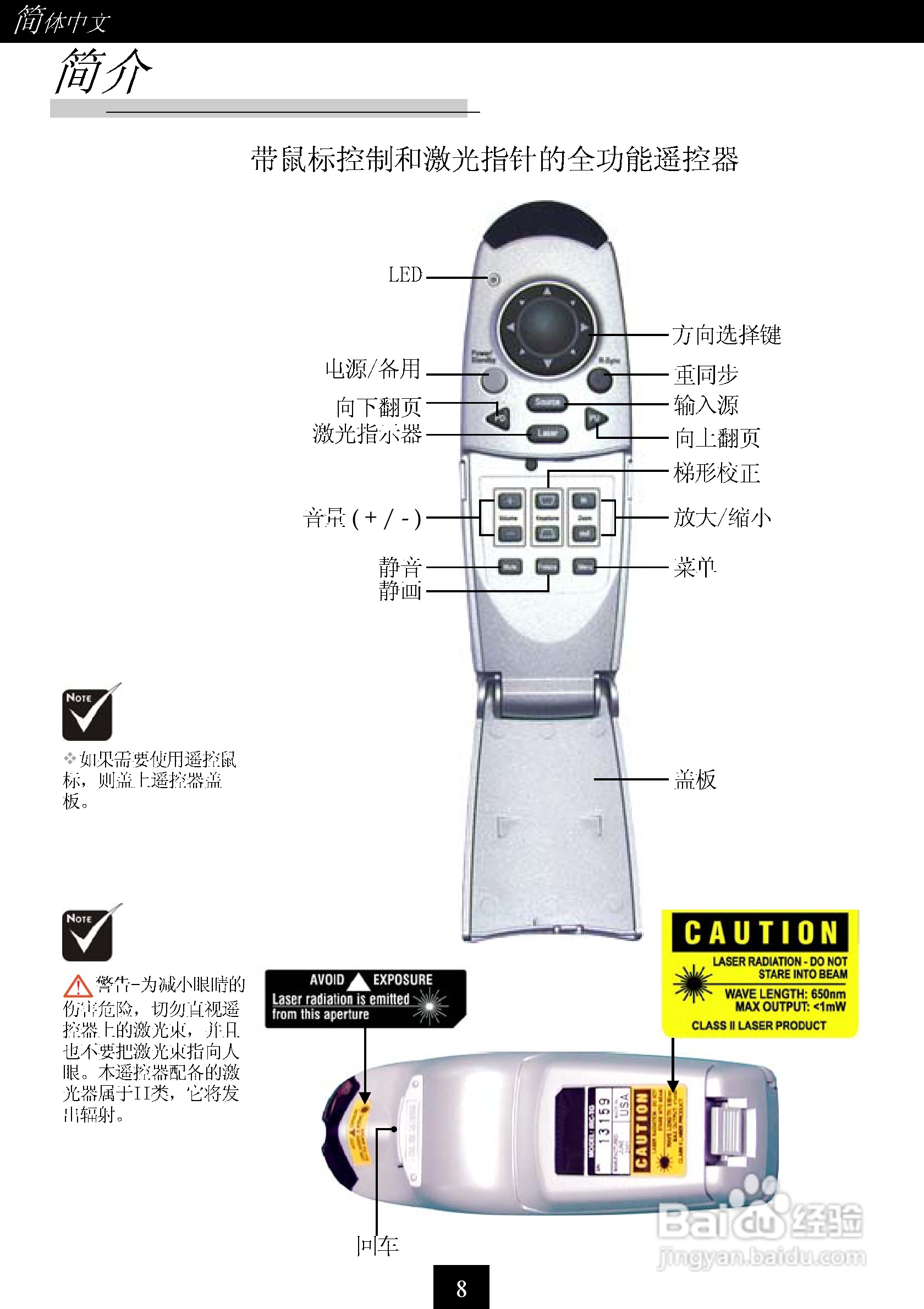 联想TD160型投影机说明书:[1]