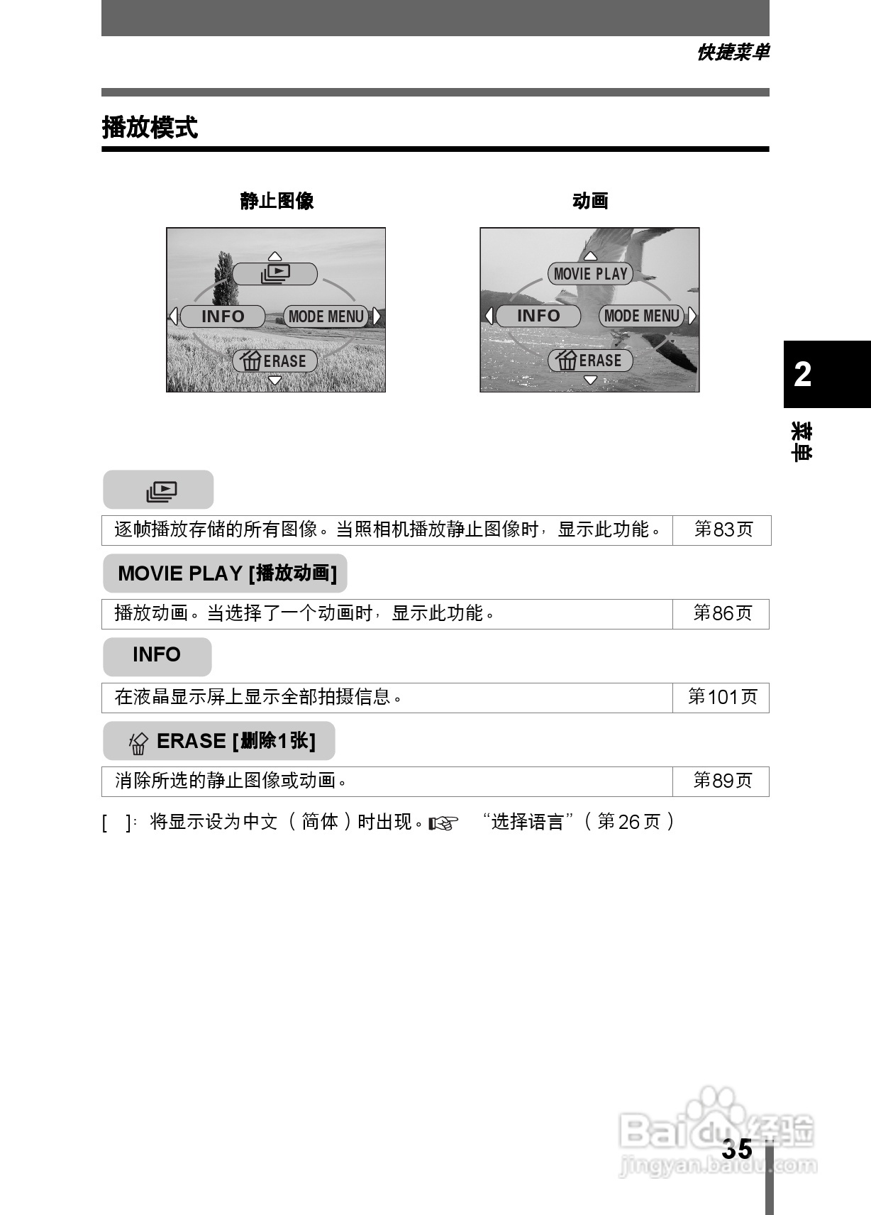 Olympus奥林巴斯X-200数码相机说明书:[4]