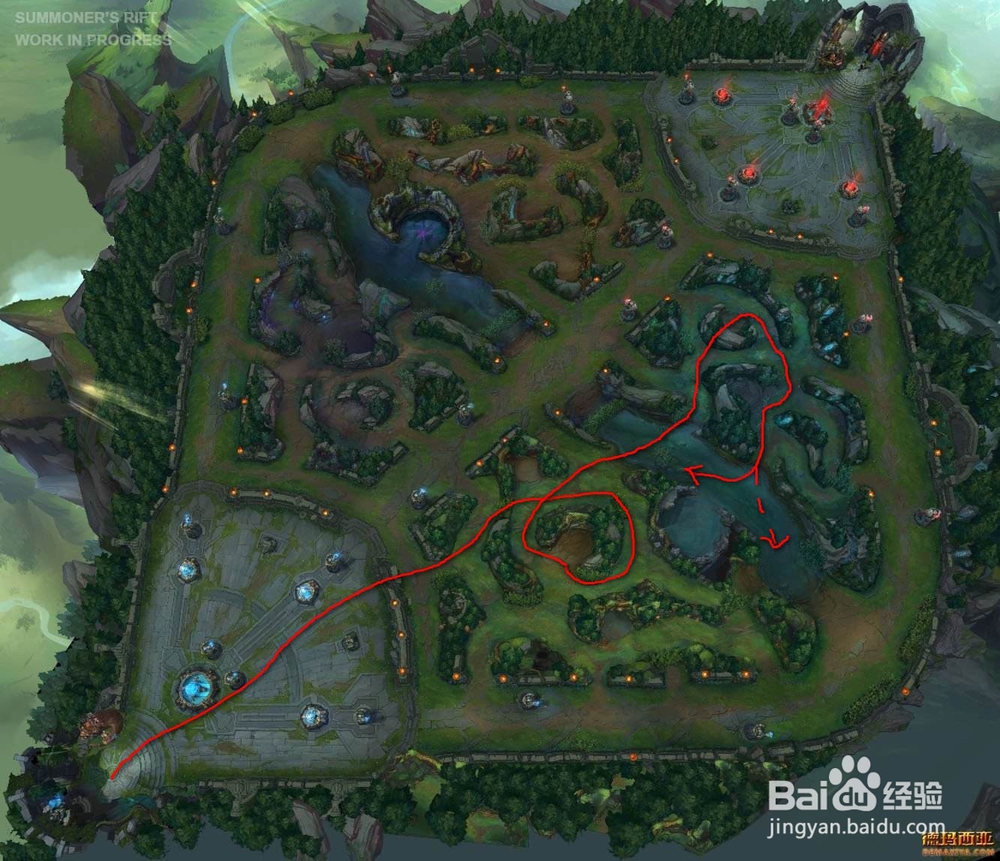 lol英雄联盟食肉型打野英雄开局实用反野套路