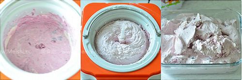 蓝莓酸奶冰激凌的做法