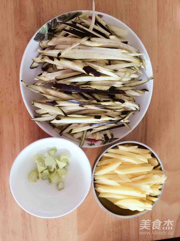 茄子土豆丝的做法