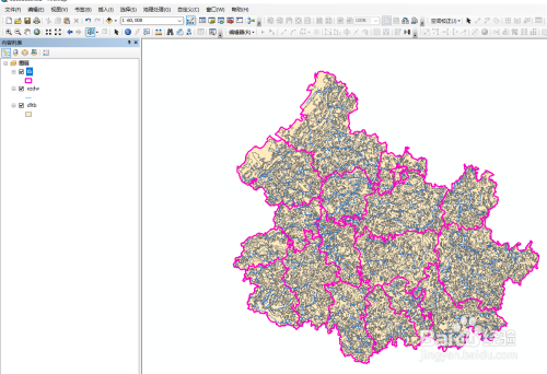 arcgis批量裁剪處理