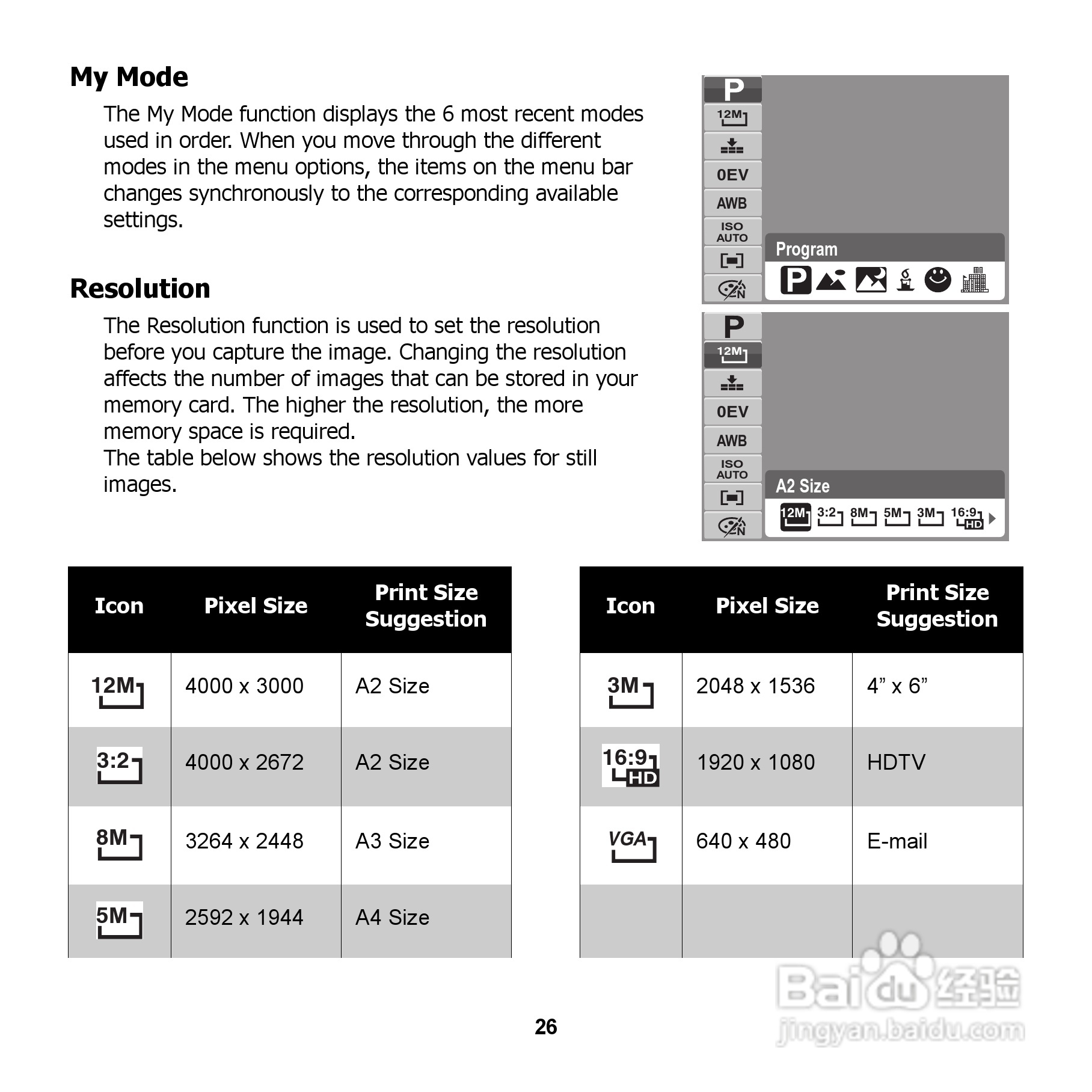 爱国者 DC V1220数码相机说明书:[4]