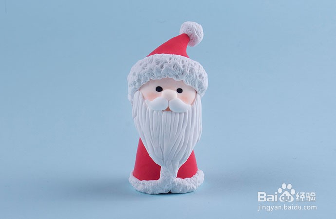 圣诞老人粘土制作教程