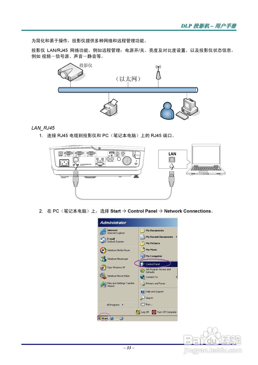丽讯Vivitek D930TX投影机说明书:[4]