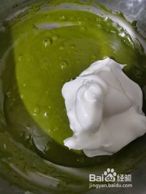 抹茶戚风蛋糕的做法