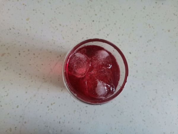 蔓越莓果冻冰饮