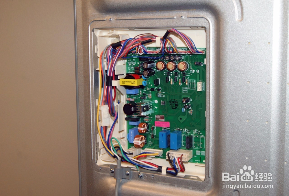 更换GE对开门冰箱主控板WR49X10152-通用电气
