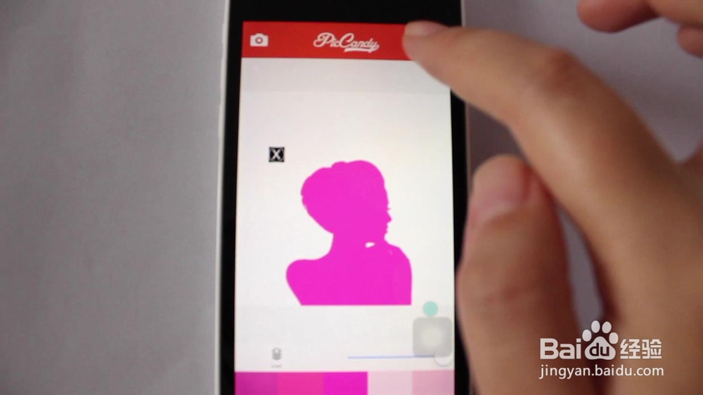 用手机程序DIY剪影风格的头像