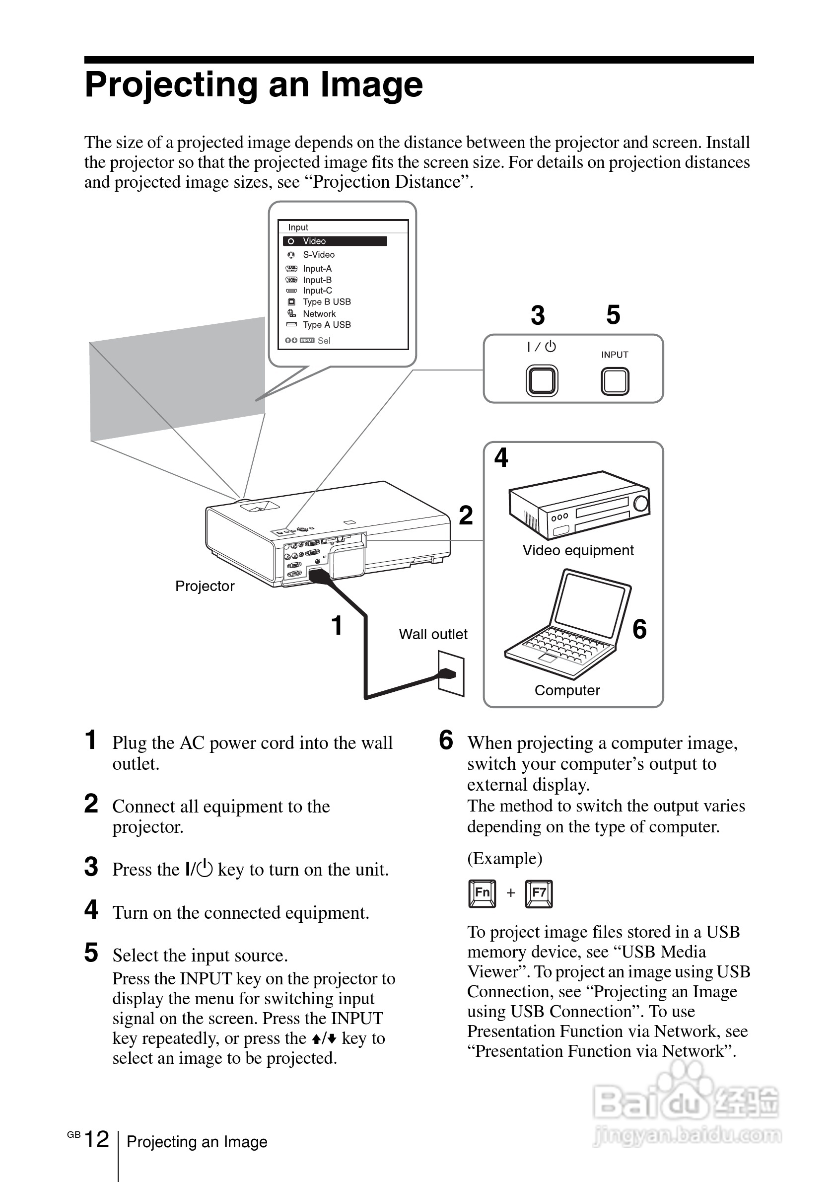SONY VPL-EW275投影机说明书:[4]