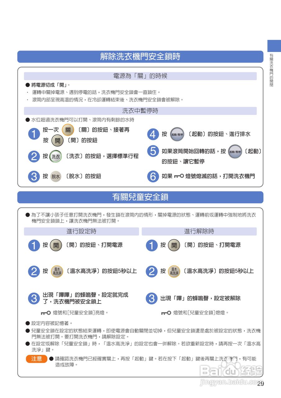 日立SF-BD1200T洗衣机使用说明书:[3]