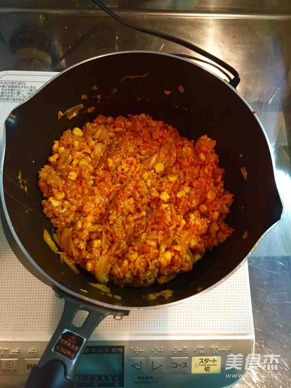 蛋包饭(辣白菜口味)