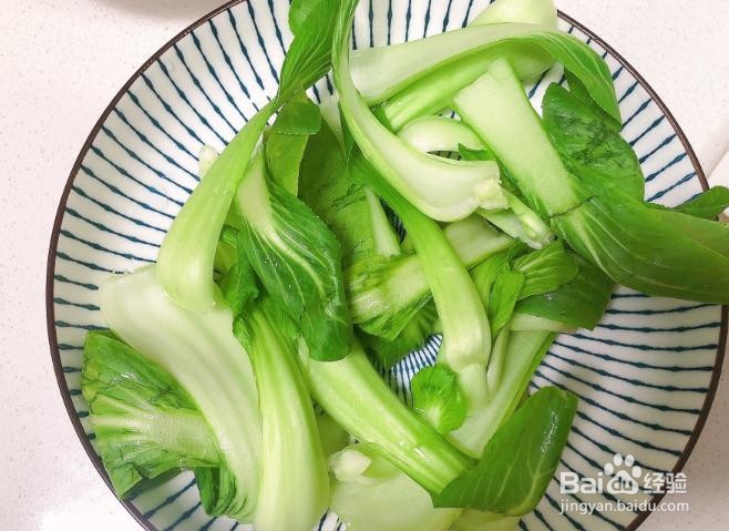 蚝油香菇青菜的做法