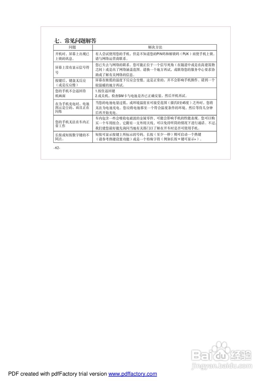 海尔手机Z2100型使用说明书:[7]