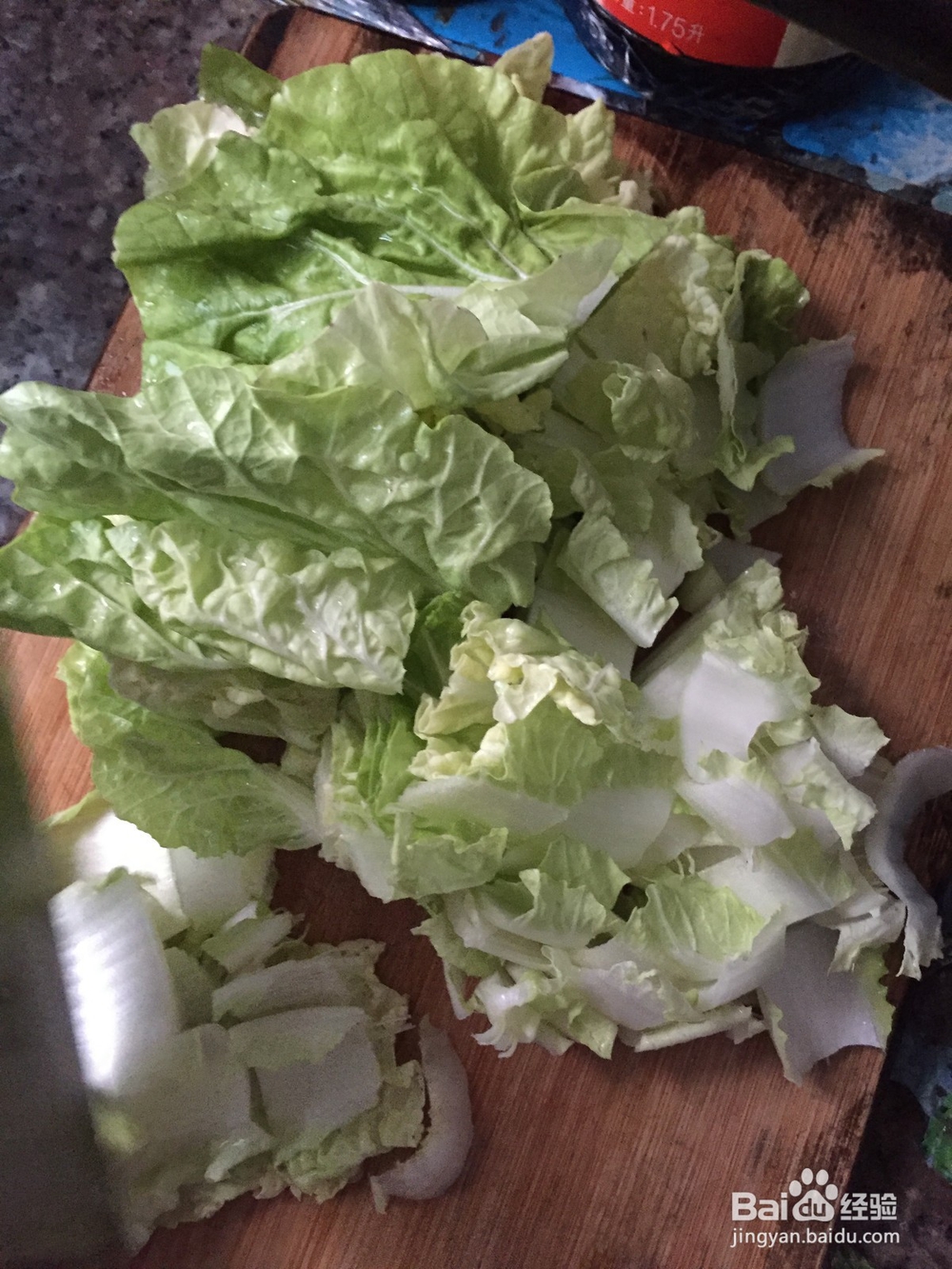 家常菜系清炒黄白菜