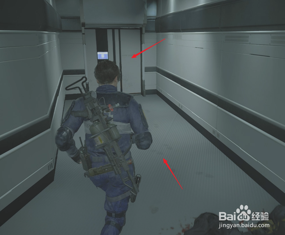 生化2重制版里昂里关攻略74:到达最后一处存档点