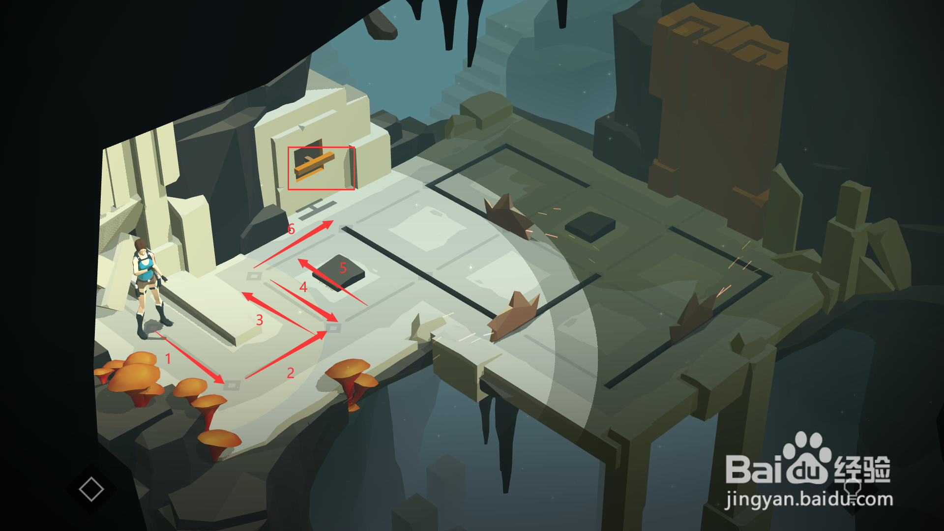 古墓丽影传说迷踪第五章第1紧闭之门关攻略