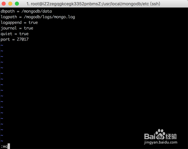 在 Linux 上配置 mongodb