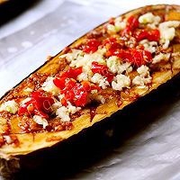 蒜沫剁椒百味传奇烤茄子的做法步骤