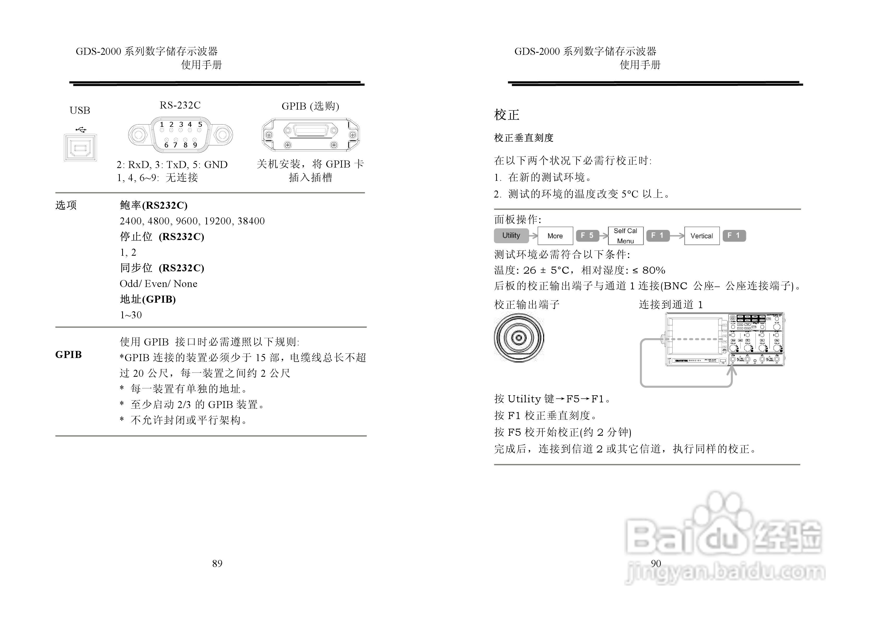 固纬GDS2000系列数字示波器使用说明书:[5]