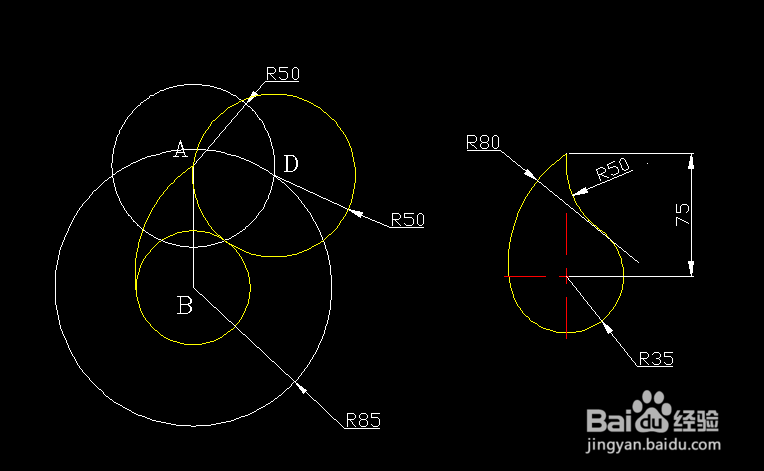 CAD中小雨滴的2种画法