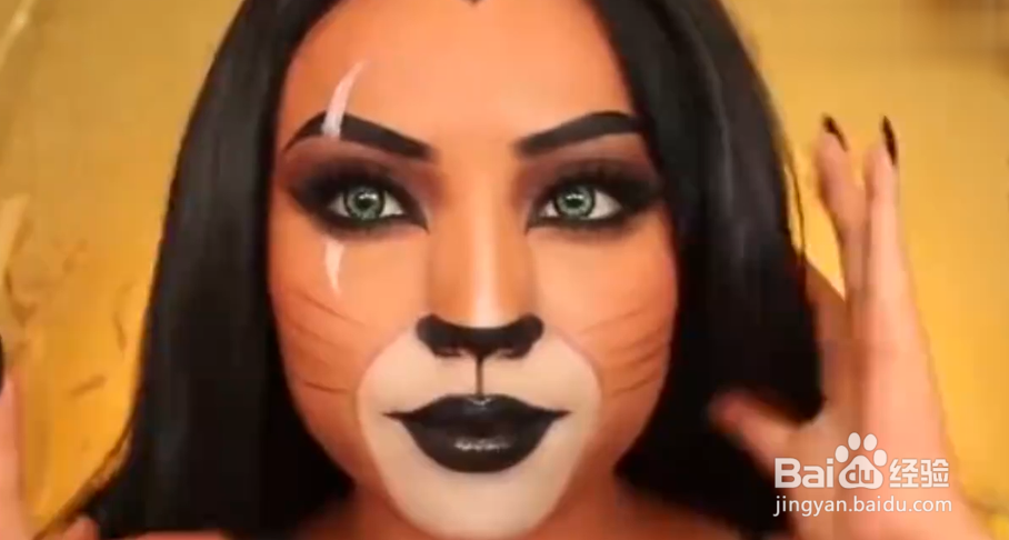 如何画出简单的面部彩绘