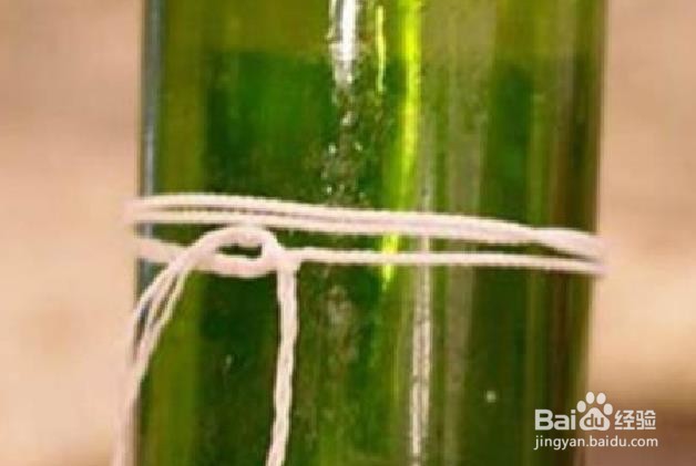 没有工具怎样切割酒瓶
